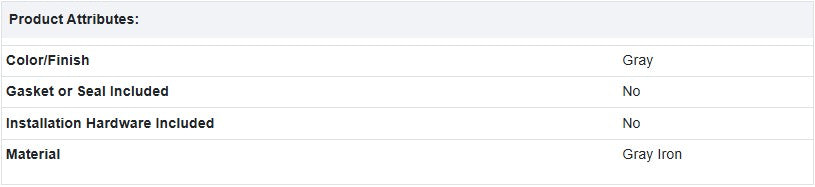 Water Pump Housing Mack 771GB4106M