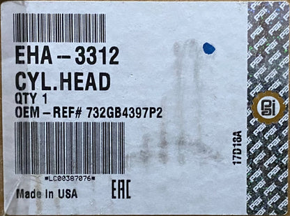Assembly, Cylinder Head PAI EHA-3312, MACK 732GB4397P2