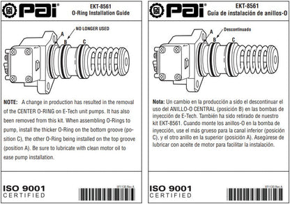 O-Ring Kit Mack 24433898, 8609-EHL243