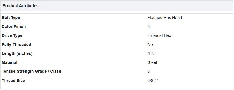 Screw (Bolt) Mack 20705433, 400GC33P5
